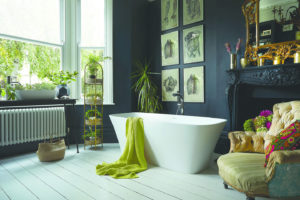 Ribble Valley Bathrooms green towel bathroom image