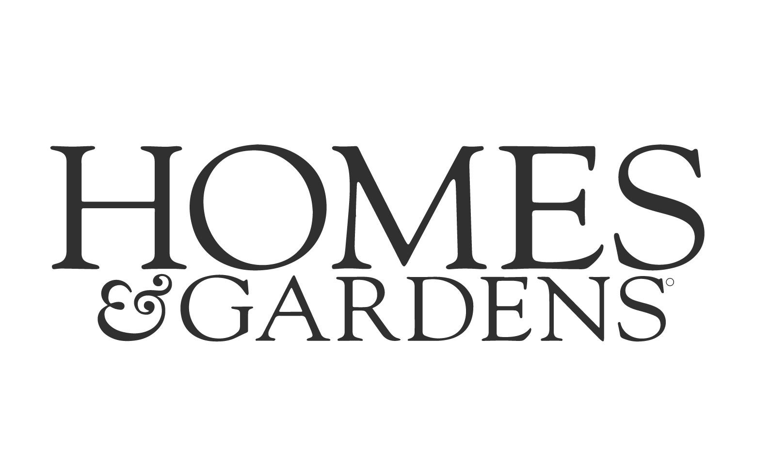 home & garden black logo