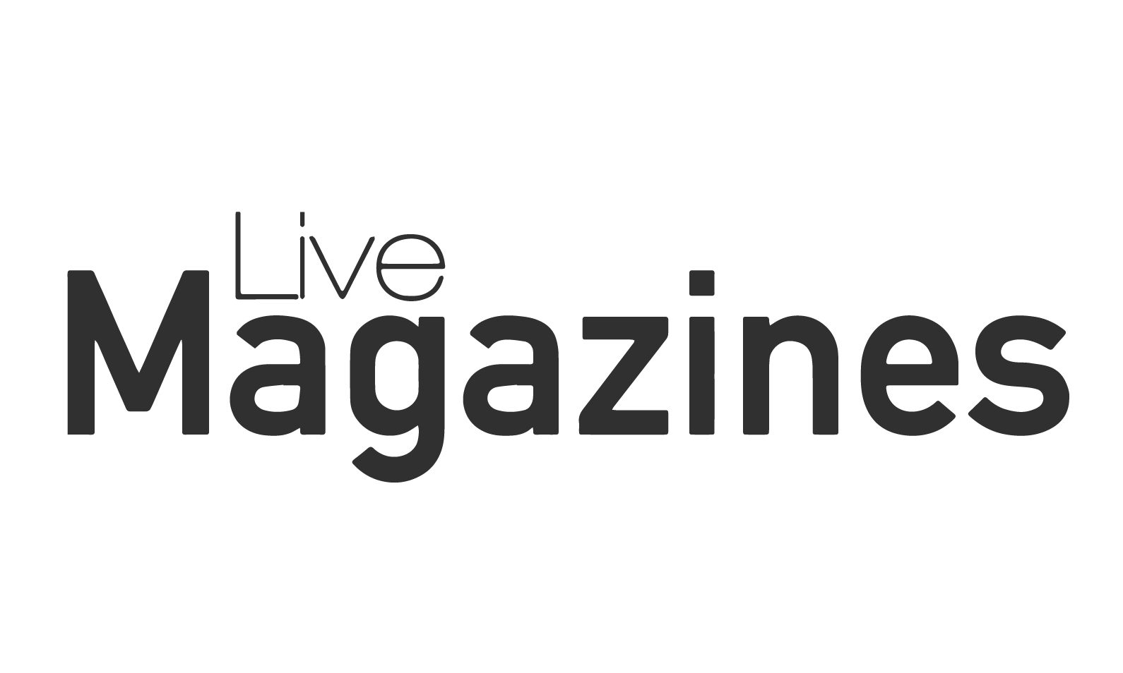 live magazine black logo