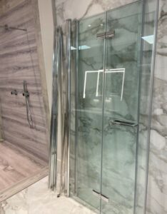 better shower tray and enclosure set rvb 2