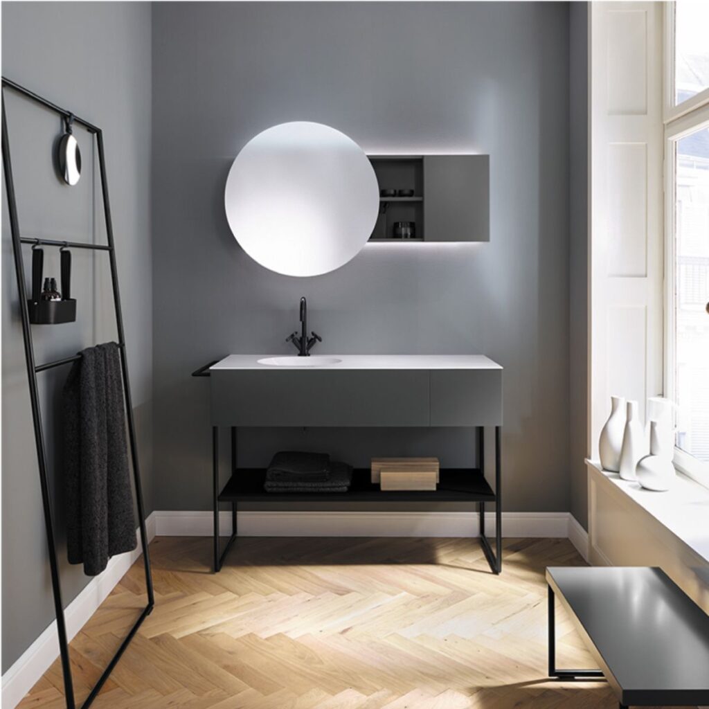 Burgbad Coco Vanity Unit and Mirror Cabinet 2