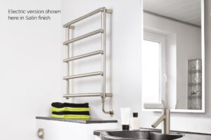 MHS Lara – Central Heating Radiator (Satin Nickel)