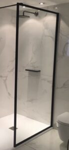 Drench Fixed Border Shower Wall – Light Bronze Metallic Finish SWATCH NEEDED (1)