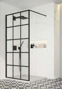 Merlyn Squared Wetroom Panel Black
